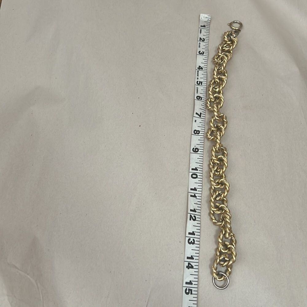 EP ERWIN PEARL SIGNED GOLD-TONE NECKLACE Y2K - Picture 3 of 5